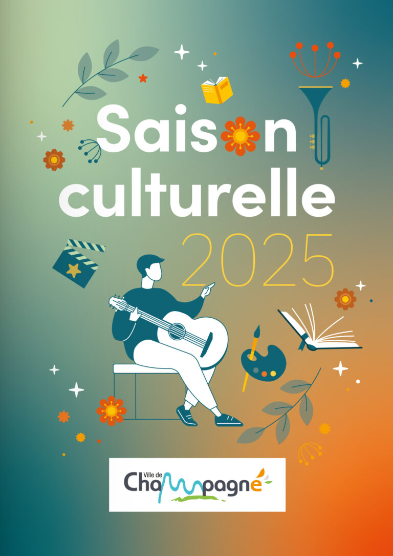Couverture Saison culturelle 2025 Ville de Champagné