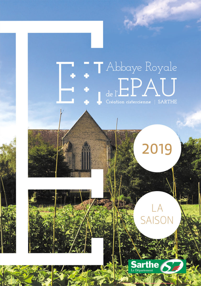 Agence de communication A Tribu Le Mans 72 Sarthe Pays-de-la-Loire — Abbaye Royale de l'Épau programme saison 2019