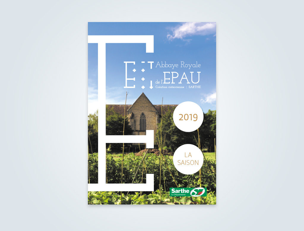 Agence de communication A Tribu Le Mans 72 Sarthe Pays-de-la-Loire — Abbaye Royale de l'Épau programme saison 2019
