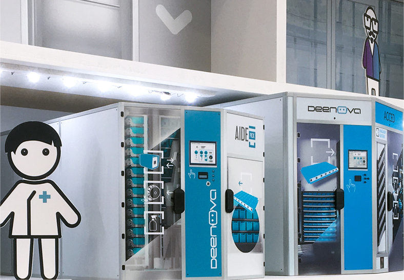 stand-deenova-maquette-automate-et-hopital-Atribu-le-mans